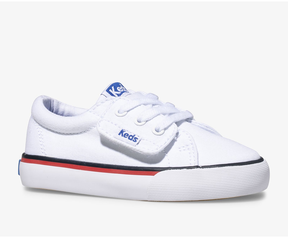 Tenis Keds Niña Blancos - Jump Kick Jr. Lona - 3129-QYDXA